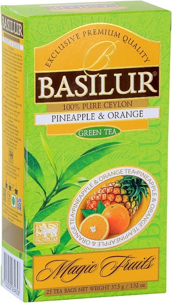 Basilur Tea Magic Fruits Pineapple & Orange (25 Beutel)