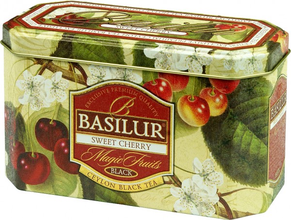 Basilur Tea Magic Fruits Sweet Cherry (flache Blechdose)