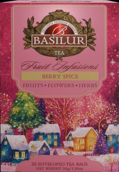 BASILUR Weihnachtsfrucht-Beeren-Gewürzabdeckung 20x1,8g