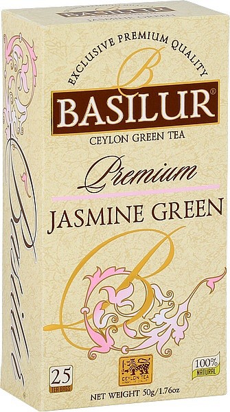 BASILUR Premium Jasmingrün 25x2g