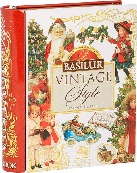 Basilur Tea Vintage Style Pyramid Tea Bags