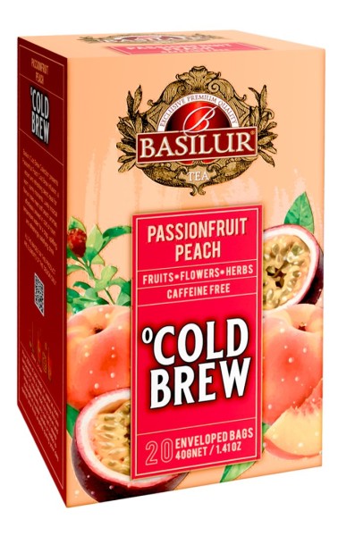 BASILUR Cold Brew Passionfruit Peach 20x2g