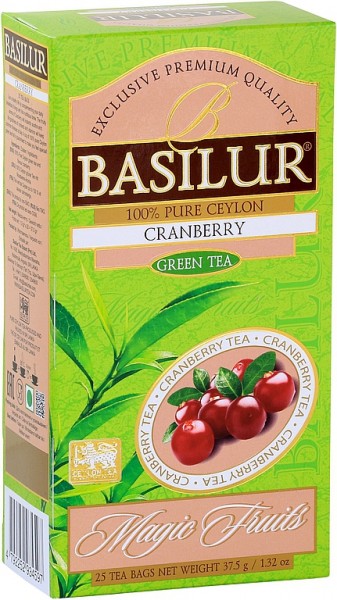 Basilur Tea Magic Fruits Cranberry (25 Beutel)