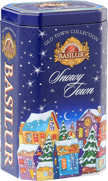 Basilur Tea Old Town Snowy Town (Blau) Dose 75g