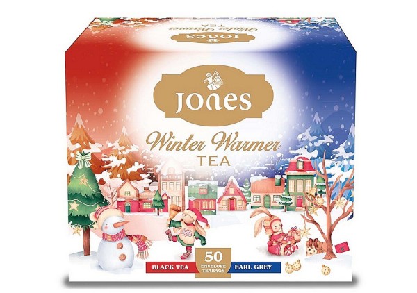 JONES Geschenkbox Schwarz & Earl Grey 50x2g