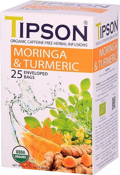 TIPSON BIO Moringa Kurkuma 25x1,5g
