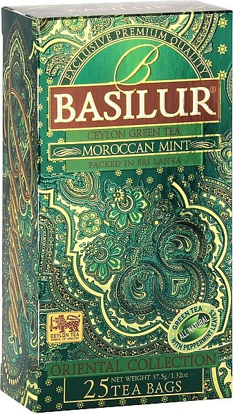 BASILUR Orient Moroccan Mint Schutzumschlag 25x1,5g