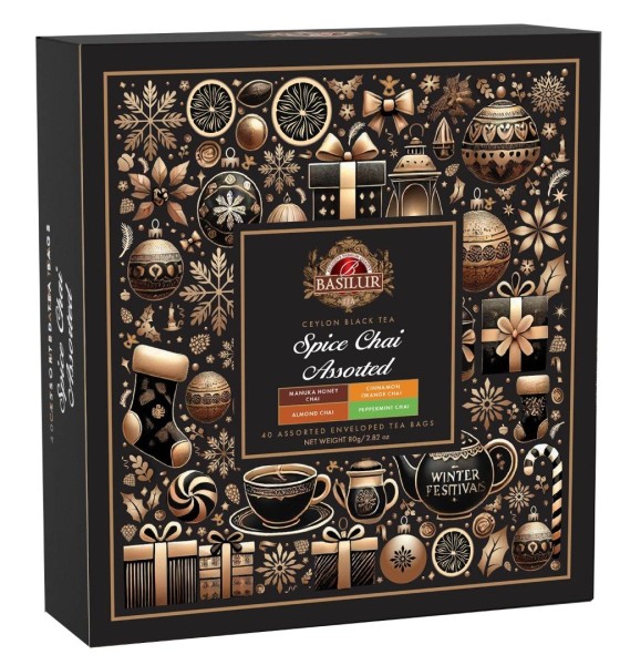BASILUR Christmas Spice Chai 40 Gastrobeutel
