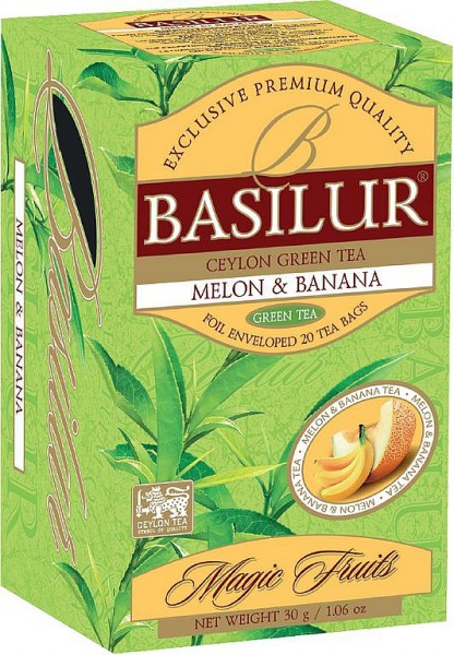 Basilur Tea Fruit Infusions Melon & Banana (20 Beutel)