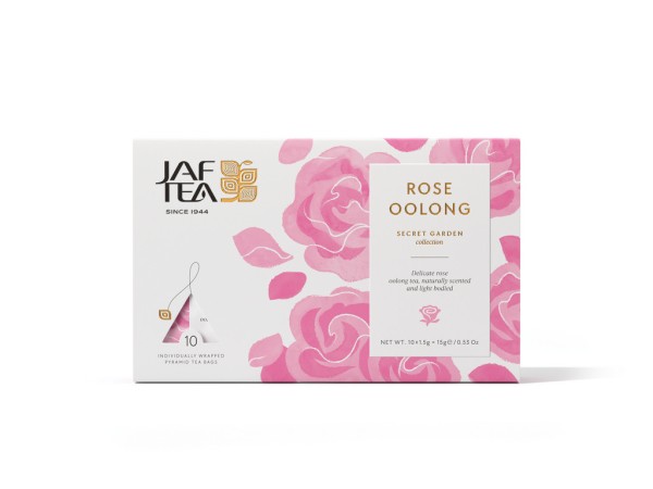 JAFTEA Secret Garden Rose Oolong Pyramidenbeutel 10x1,5g