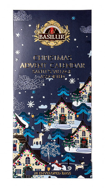 BASILUR Advents-Teekalender Santa's Village 24 Beutel