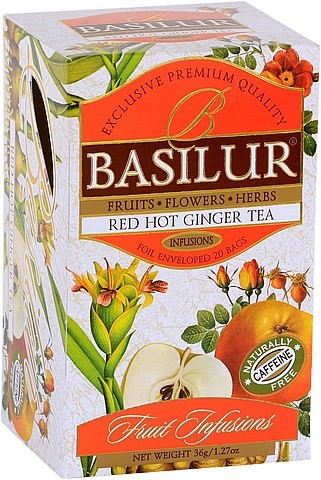 BASILUR- Fruit Red Hot Ginger 25x1,8g