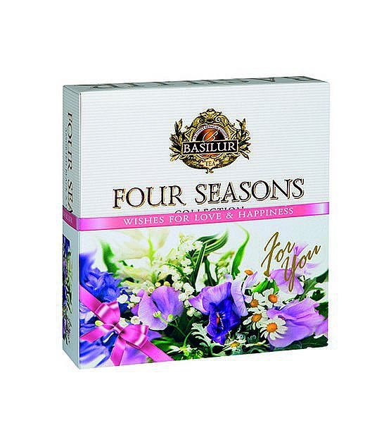 Basilur Tea Four Seasons Wishes For Love & Happiness - Purple (40 Beutel)