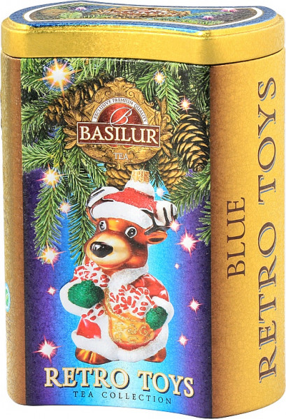 Basilur Tea Retro Toys Blaue Dose 75g