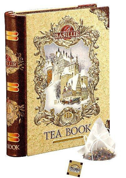 Basilur Tea Buch Goldpyramide klein II. 5X2g
