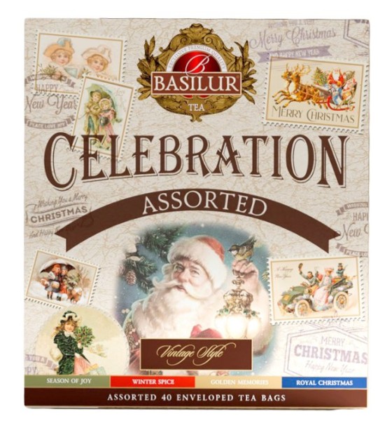 BASILUR Vintage Celebrations Assortierter 40x2g
