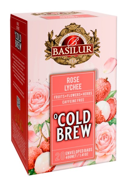 BASILUR Cold Brew Rose Litschi 20x2g