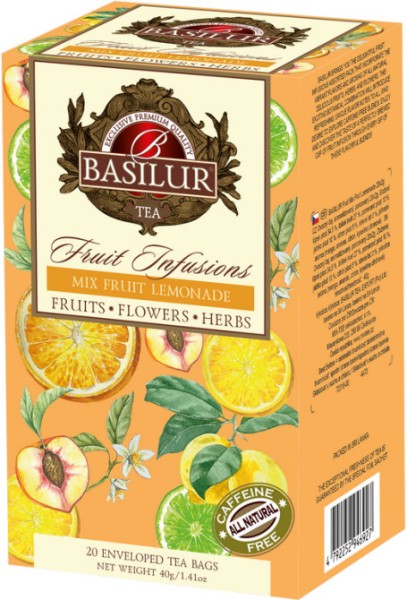 BASILUR Fruchtmischung Fruchtlimonade 20x2g