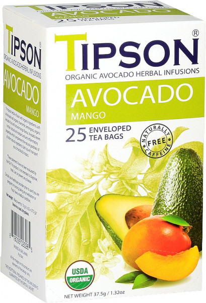 Tipson Tea BIO Avocado-Mango-Hülle 25x1,5g
