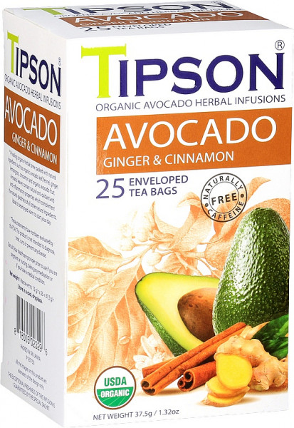 Tison Tea BIO Avocado Ingwer & Zimt Hülle 25x1,5g