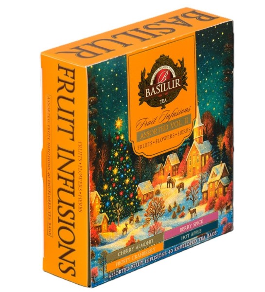 BASILUR Weihnachtsfrüchte Assortiert Bd. II Abdeckung 40x1,8g