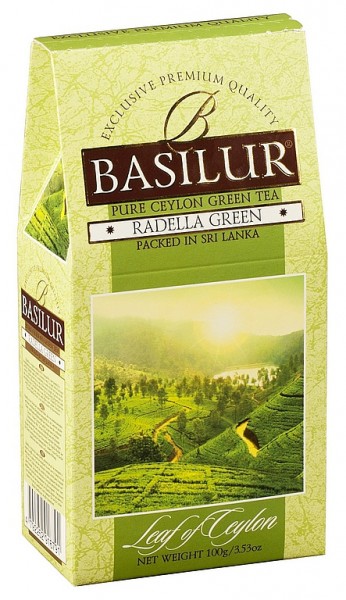 Basilur Tea Leaf of Ceylon – Ladella Green (Karton)