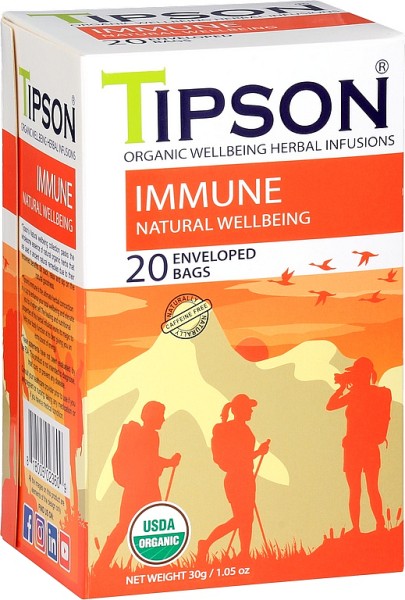 TIPSON BIO Wellbeing Immune 20x1,5g