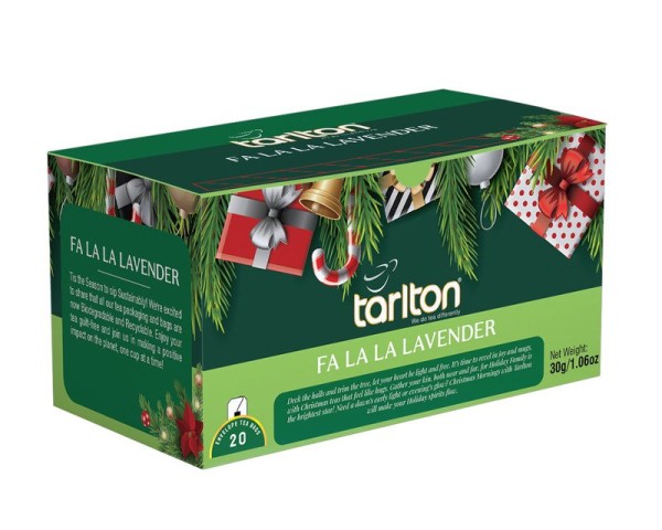 TARLTON Christmas Fa La La Lavendel Hülle 20x1,5g