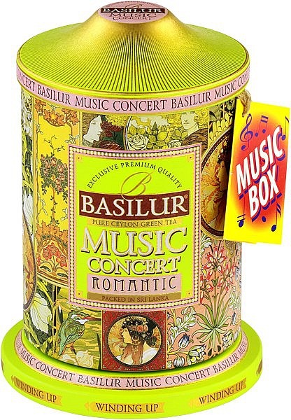 Basilur Tea Music Concert Romantic (Blechdose mit Musik)