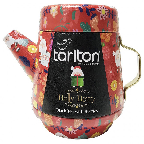 Tarlton Tea Teekanne Holly Berry Schwarzteedose