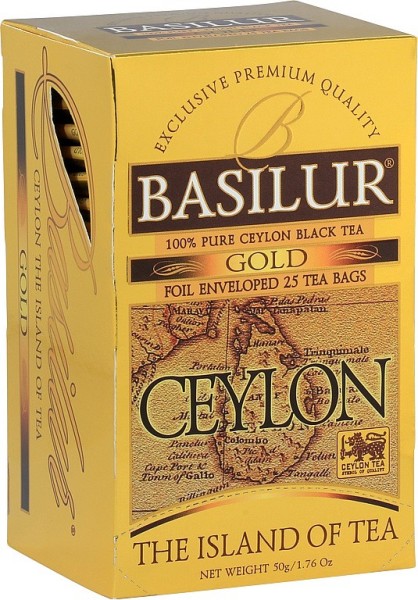 BASILUR Insel des Tees Gold 25x2g