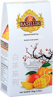 BASILUR White Tea Mango Orange Papier 100g