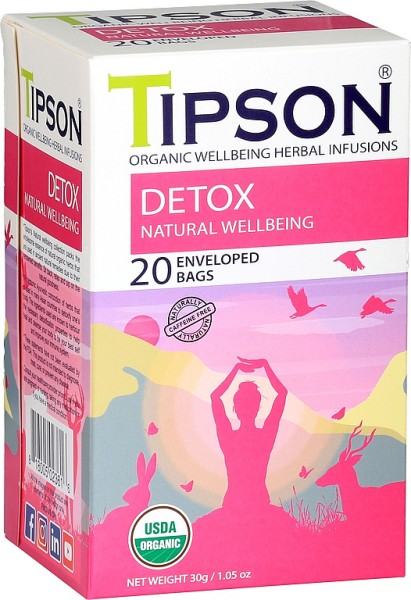 TIPSON BIO Wellbeing Detox 20x1,5g