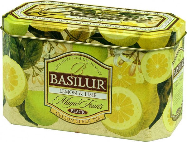 Basilur Tea Magic Fruits – Lemon & Lime (Blechdose)