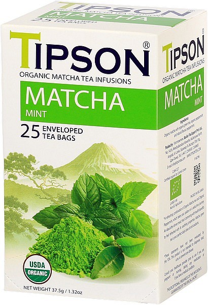 Tipson Tea Matcha Mint (25 Beutel)