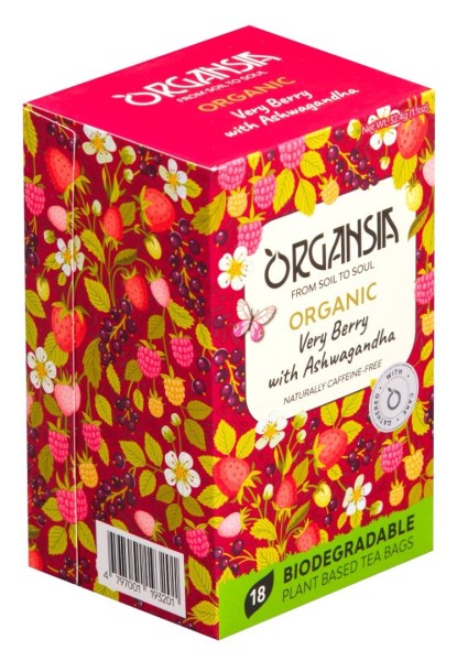 ORGANSIA BIO Very Berry mit Ashwagandha Bezug 18x1,8g