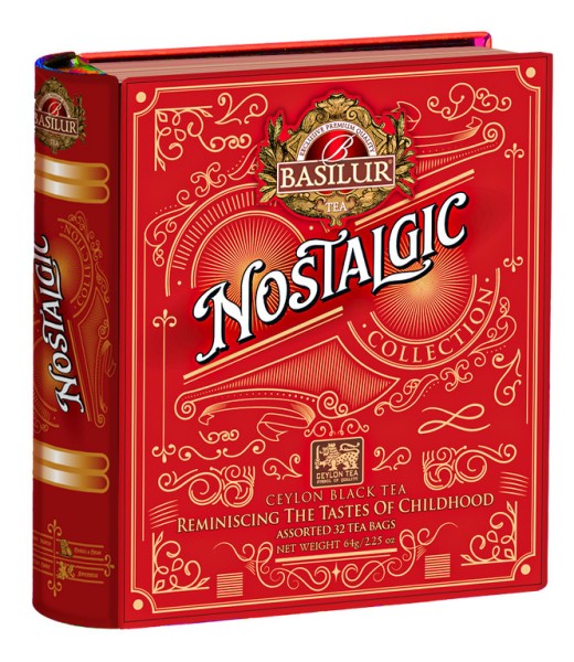 BASILUR Nostalgiebuch sortierte Dose 32x2g