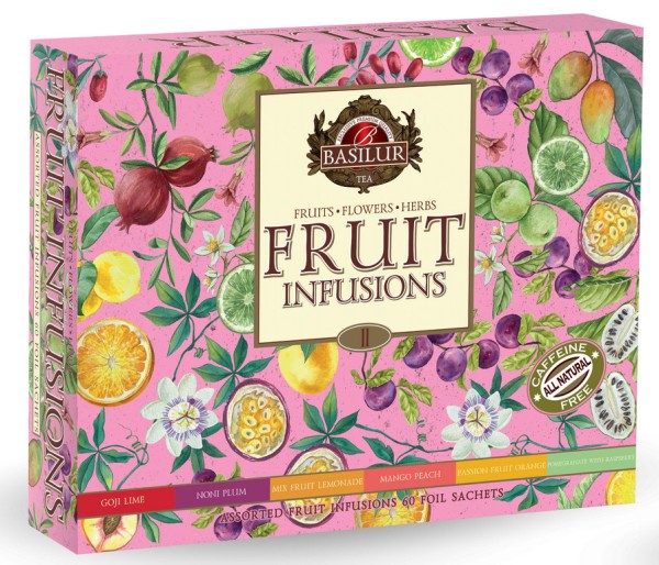 BASILUR Fruit Infusions Assorted Vol.II Hülle mit 60 Gastrobeuteln