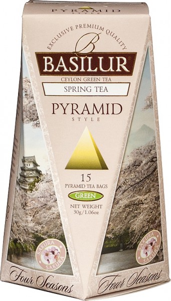 Basilur Tea Spring Tea Pyramid (15 Beutel)