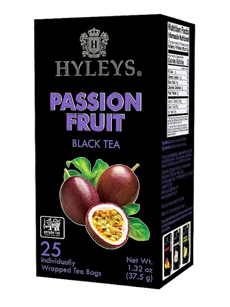 HYLEYS Schwarze Passion Fruit ( Maracuja ) 25x1,5g