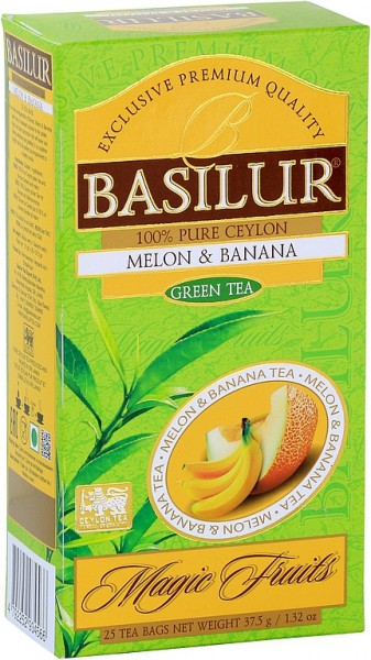 Basilur Tea Magic Fruits - Melon & Banana (25 Beutel)