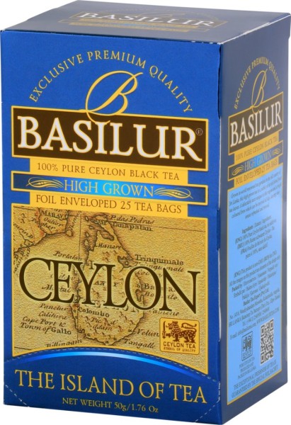 BASILUR Insel des Tees High Grown Gastro-Teebeutel 25x2g